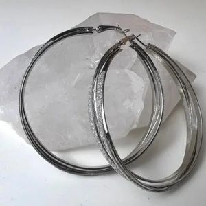 Silver Hoop Earrings